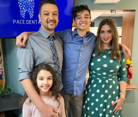 Dr. Saad and his family