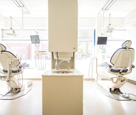 Image of a modern dental office.