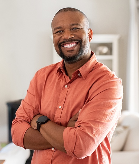 Man with healthy smile