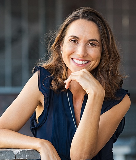 Woman sharing gorgeous smile